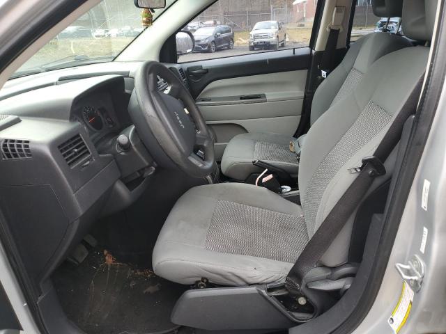 1J8FT47W27D428067 - 2007 JEEP COMPASS GRAY photo 7