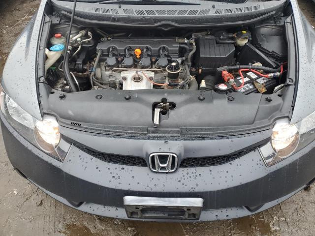 19XFA1F61BE042261 - 2011 HONDA CIVIC LX-S ნაცრისფერი ფოტო 11