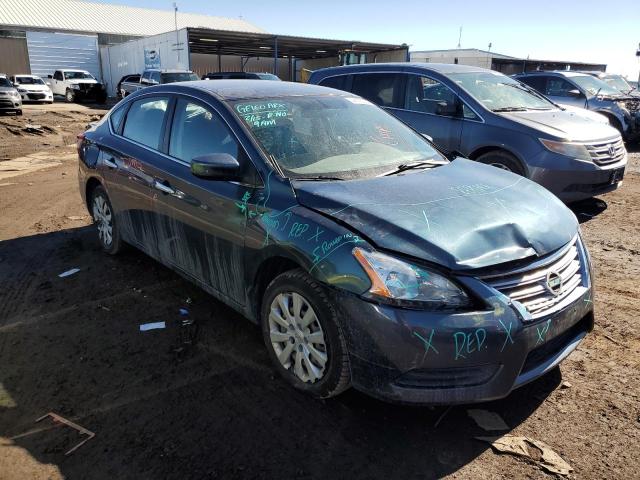 3N1AB7AP4EY211527 - 2014 NISSAN SENTRA S GRAY photo 4