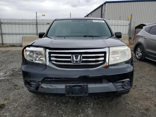 5FNYF3H22EB027489 - 2014 HONDA PILOT LX BLACK photo 5