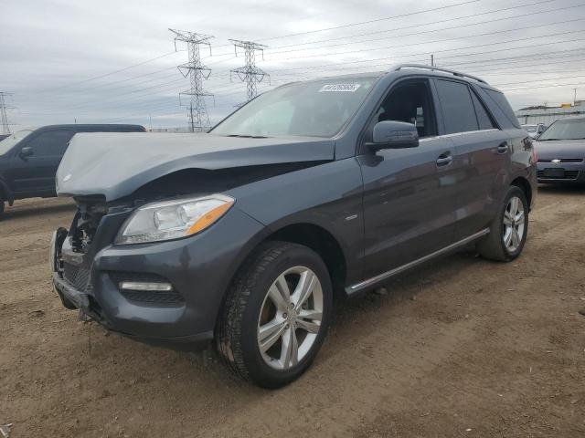 4JGDA5HB4CA016729 - 2012 MERCEDES-BENZ ML 350 4MATIC GRAY photo 1