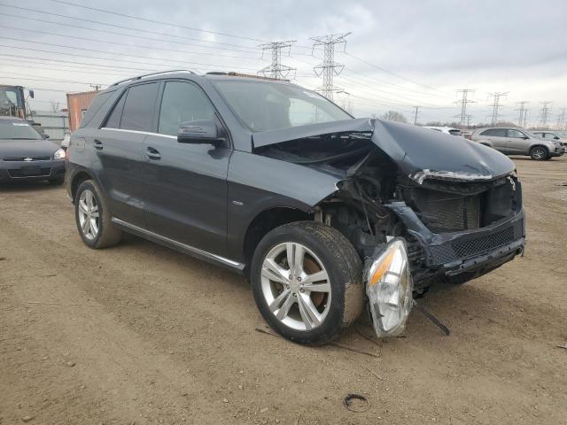 4JGDA5HB4CA016729 - 2012 MERCEDES-BENZ ML 350 4MATIC GRAY photo 4