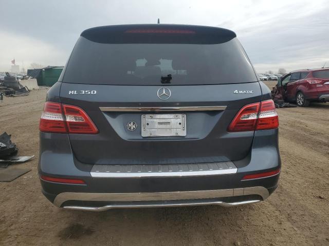 4JGDA5HB4CA016729 - 2012 MERCEDES-BENZ ML 350 4MATIC GRAY photo 6