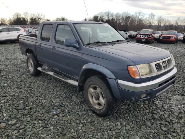 1N6ED27Y5YC352029 - 2000 NISSAN FRONTIER CREW CAB XE BLUE photo 4