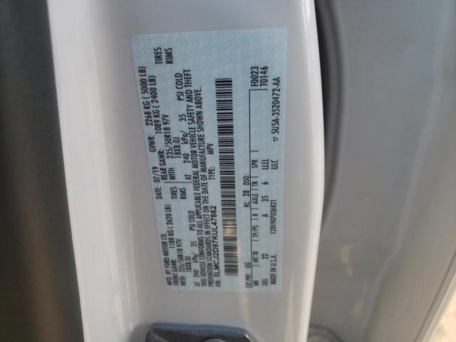 5LMCJ2D97KUL47862 - 2019 LINCOLN MKC SELECT 白色 照片 13