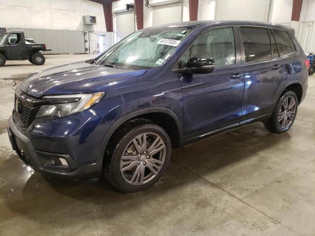 5FNYF8H50MB016075 - 2021 HONDA PASSPORT EXL BLUE photo 1