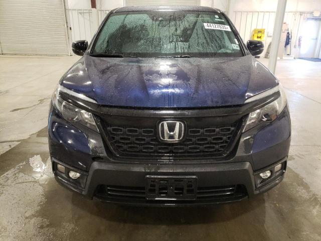 5FNYF8H50MB016075 - 2021 HONDA PASSPORT EXL BLUE photo 5