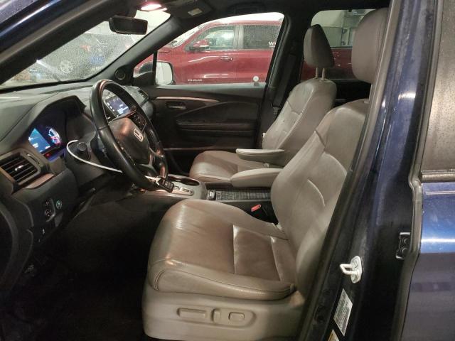 5FNYF8H50MB016075 - 2021 HONDA PASSPORT EXL BLUE photo 7