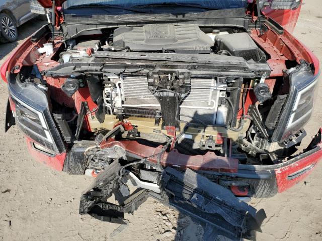 1N6AA1ED1PN116742 - 2023 NISSAN TITAN SV RED photo 11