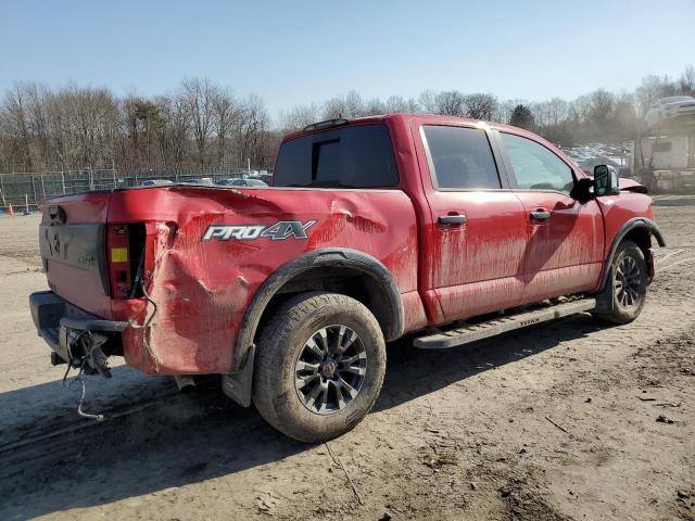 1N6AA1ED1PN116742 - 2023 NISSAN TITAN SV RED photo 3