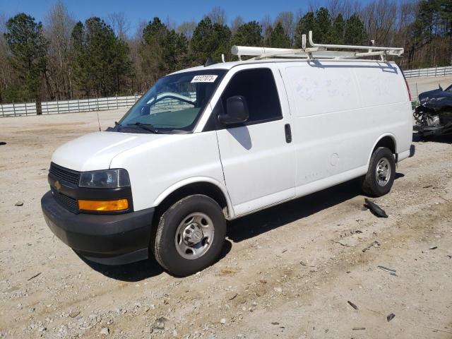 1GCWGAFG3K1371649 - 2019 CHEVROLET EXPRESS G2 WHITE photo 1