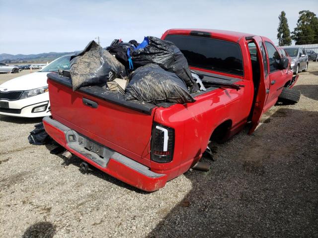 1D7HA18DX4S764760 - 2004 DODGE RAM 1500 ST RED photo 3