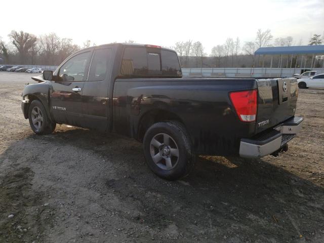 1N6BA06A36N534351 - 2006 NISSAN TITAN XE BLACK photo 2