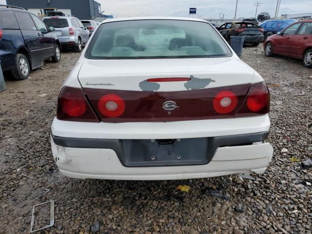 2G1WF55E429157560 - 2002 CHEVROLET IMPALA WHITE photo 6