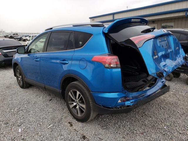 JTMWFREV5JJ161585 - 2018 TOYOTA RAV4 ADVENTURE BLUE photo 2