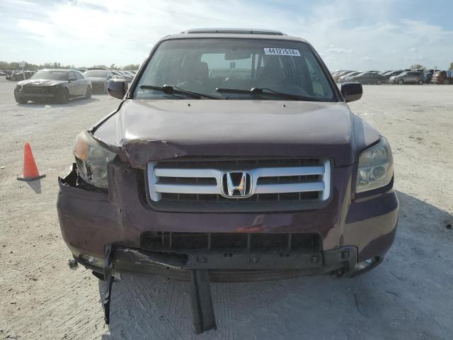 5FNYF28378B023123 - 2008 HONDA PILOT SE BURGUNDY photo 5