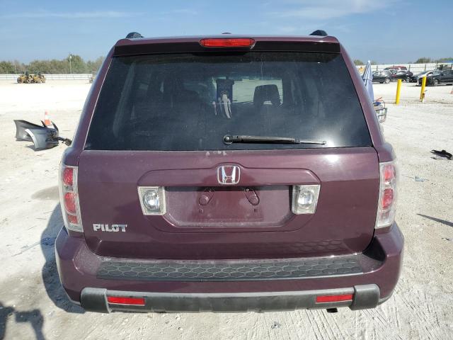 5FNYF28378B023123 - 2008 HONDA PILOT SE BURGUNDY photo 6