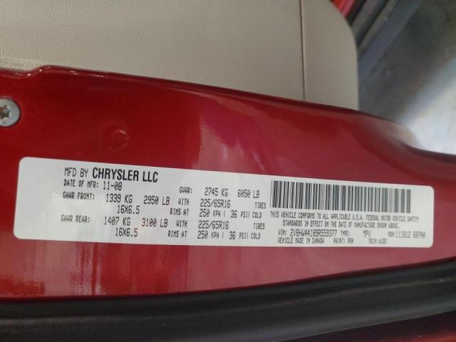 2V8HW44189R559377 - 2009 VOLKSWAGEN ROUTAN S RED photo 13