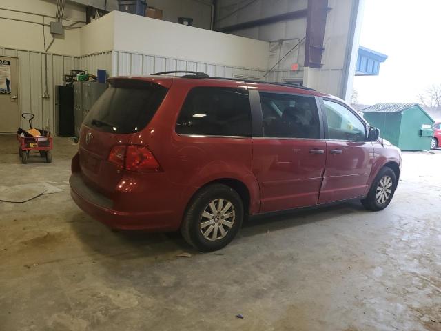 2V8HW44189R559377 - 2009 VOLKSWAGEN ROUTAN S RED photo 3