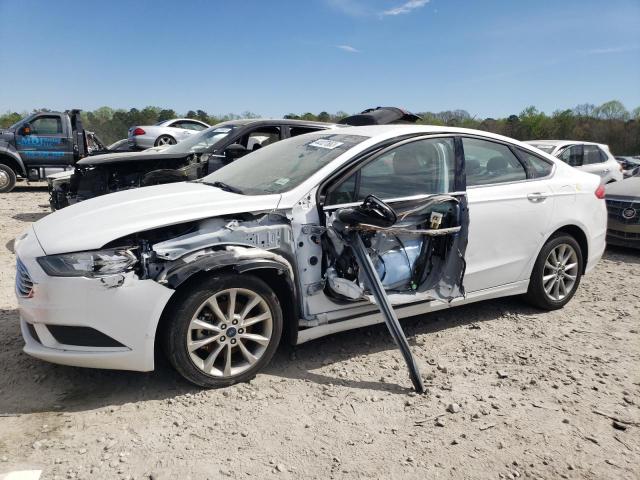 3FA6P0LU9HR344447 - 2017 FORD FUSION SE HYBRID WHITE photo 1