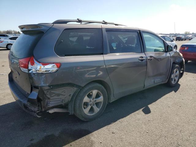 5TDKK3DC1DS383958 - 2013 TOYOTA SIENNA LE GRAY photo 3