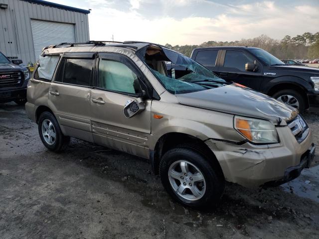 5FNYF28537B035995 - 2007 HONDA PILOT EXL BEIGE photo 4