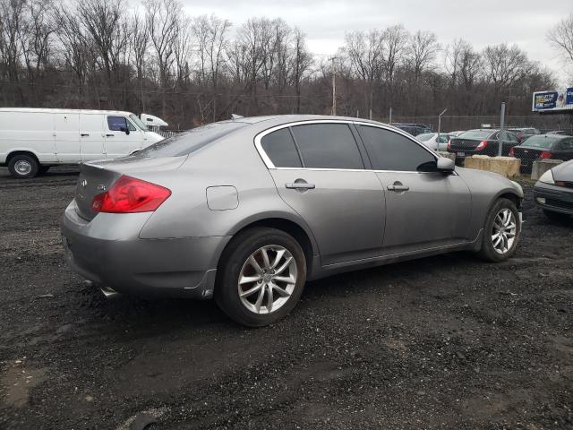 JNKBV61F88M279135 - 2008 INFINITI G35 GRAY photo 3