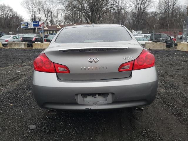 JNKBV61F88M279135 - 2008 INFINITI G35 GRAY photo 6