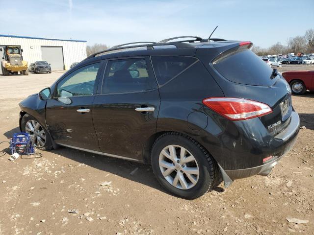 JN8AZ1MW9BW156380 - 2011 NISSAN MURANO S BLACK photo 2