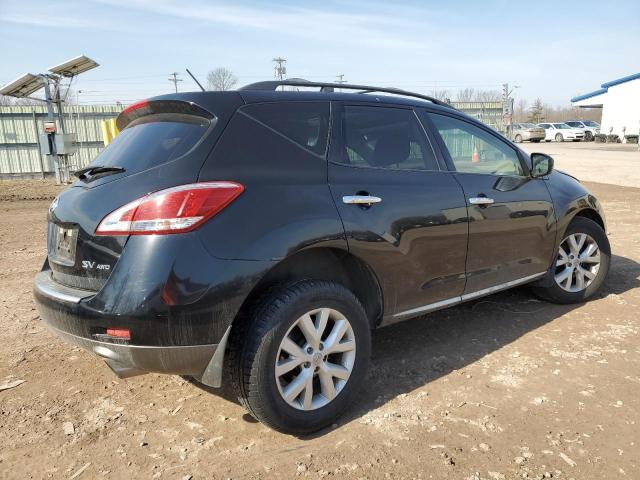 JN8AZ1MW9BW156380 - 2011 NISSAN MURANO S BLACK photo 3