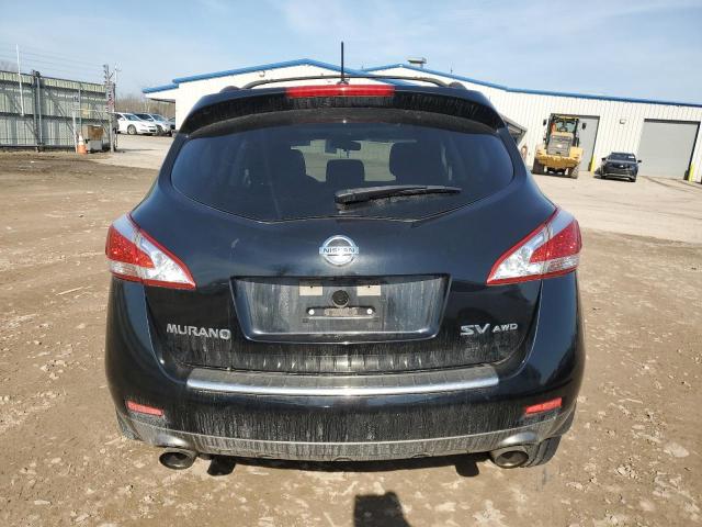 JN8AZ1MW9BW156380 - 2011 NISSAN MURANO S BLACK photo 6