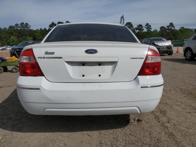 1FAFP25165G173321 - 2005 FORD FIVE HUNDR LIMITED WHITE photo 6