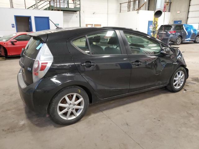 JTDKDTB32C1504716 - 2012 TOYOTA PRIUS C BLACK photo 3