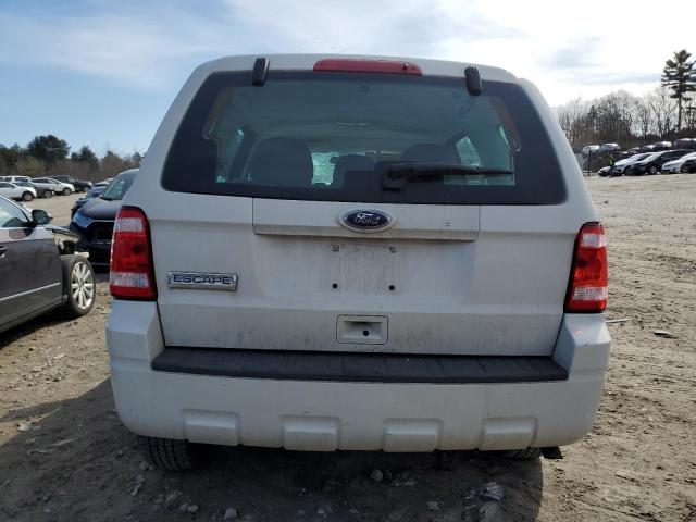 1FMCU0C75AKC03588 - 2010 FORD ESCAPE XLS WHITE photo 6