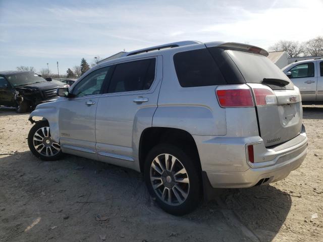 2GKFLRE36H6116867 - 2017 GMC TERRAIN DENALI SILVER photo 2