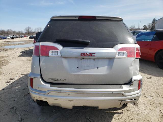 2GKFLRE36H6116867 - 2017 GMC TERRAIN DENALI SILVER photo 6