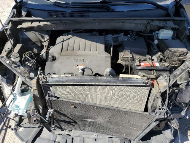 5TDKKRFH0GS126645 - 2016 TOYOTA HIGHLANDER XLE BLACK photo 12