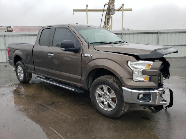 1FTEX1E88FFC21678 - 2015 FORD F150 SUPER CAB BROWN photo 4