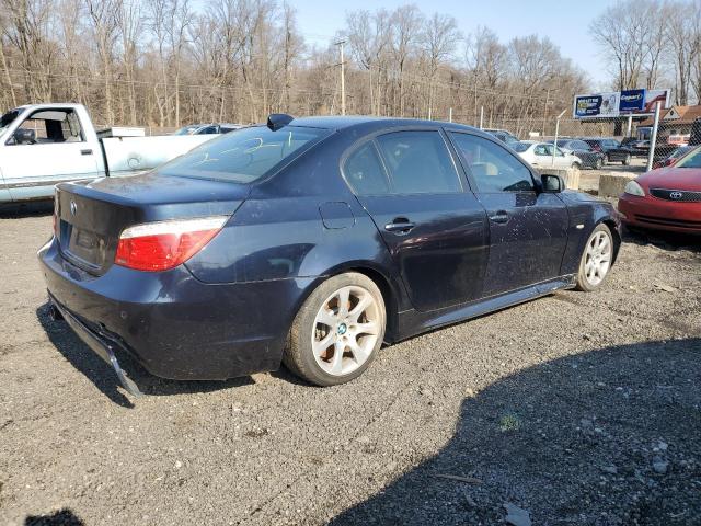 WBANW53558CT49042 - 2008 BMW 550 I BLUE photo 3