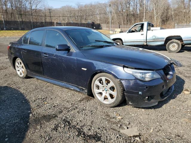 WBANW53558CT49042 - 2008 BMW 550 I BLUE photo 4