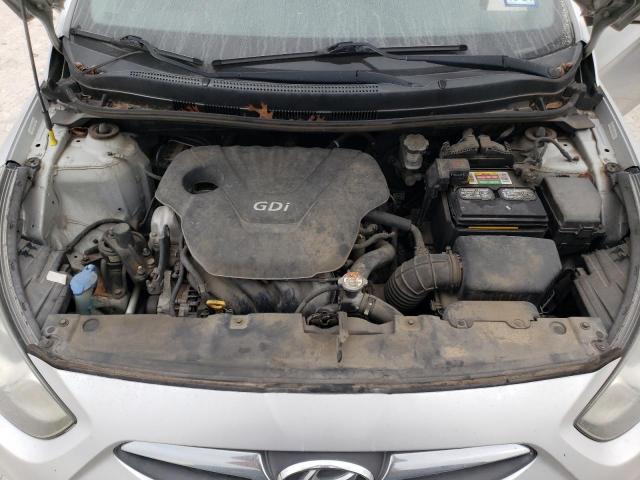 KMHCT4AE3DU530656 - 2013 HYUNDAI ACCENT GLS SILVER photo 11