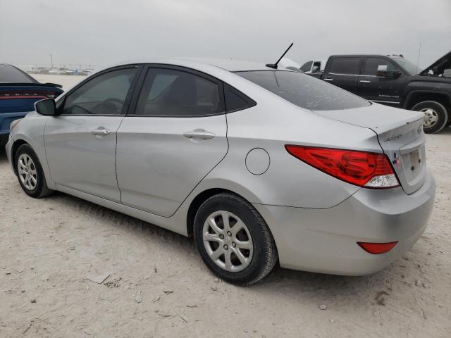 KMHCT4AE3DU530656 - 2013 HYUNDAI ACCENT GLS SILVER photo 2