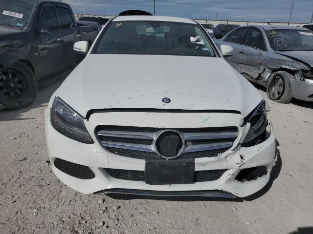 55SWF4JB6FU053701 - 2015 MERCEDES-BENZ C 300 WHITE photo 5