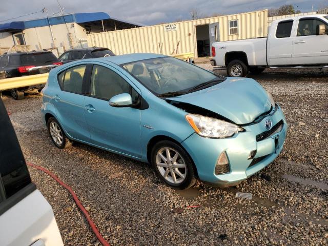 JTDKDTB32D1050338 - 2013 TOYOTA PRIUS C TURQUOISE photo 4