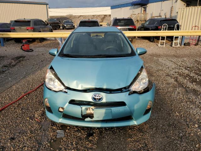 JTDKDTB32D1050338 - 2013 TOYOTA PRIUS C TURQUOISE photo 5