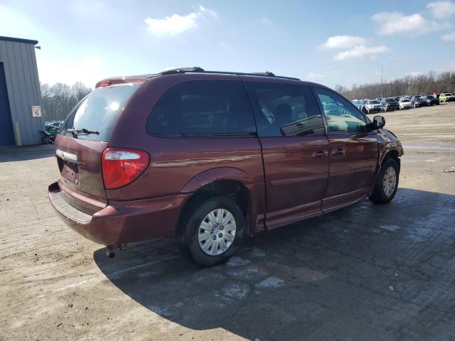 2A4GP44R87R246301 - 2007 CHRYSLER TOWN & COU LX BURGUNDY photo 3