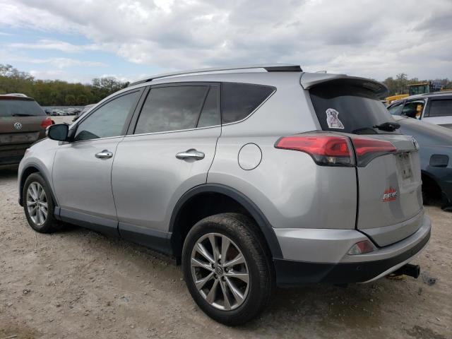 2T3YFREV4GW303198 - 2016 TOYOTA RAV4 LIMITED GRAY photo 2