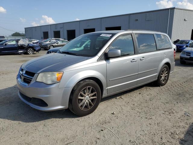 2C4RDGCG8ER212588 - 2014 DODGE GRAND CARA SXT SILVER photo 1