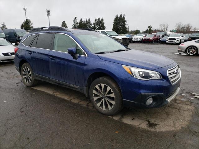 4S4BSENC8H3362117 - 2017 SUBARU OUTBACK 3.6R LIMITED BLUE photo 4