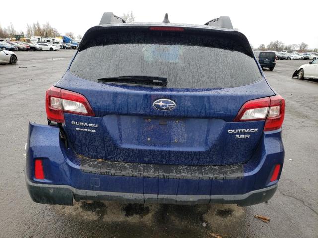 4S4BSENC8H3362117 - 2017 SUBARU OUTBACK 3.6R LIMITED BLUE photo 6